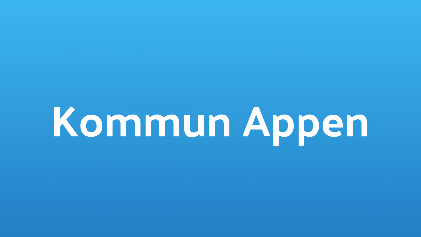 Kommunappen